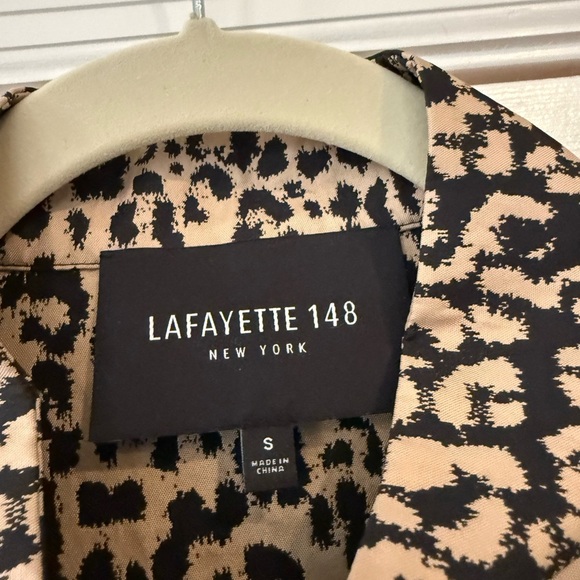 Lafayette 148 New York Brown and Black Teddy Jacket - Picture 2 of 5